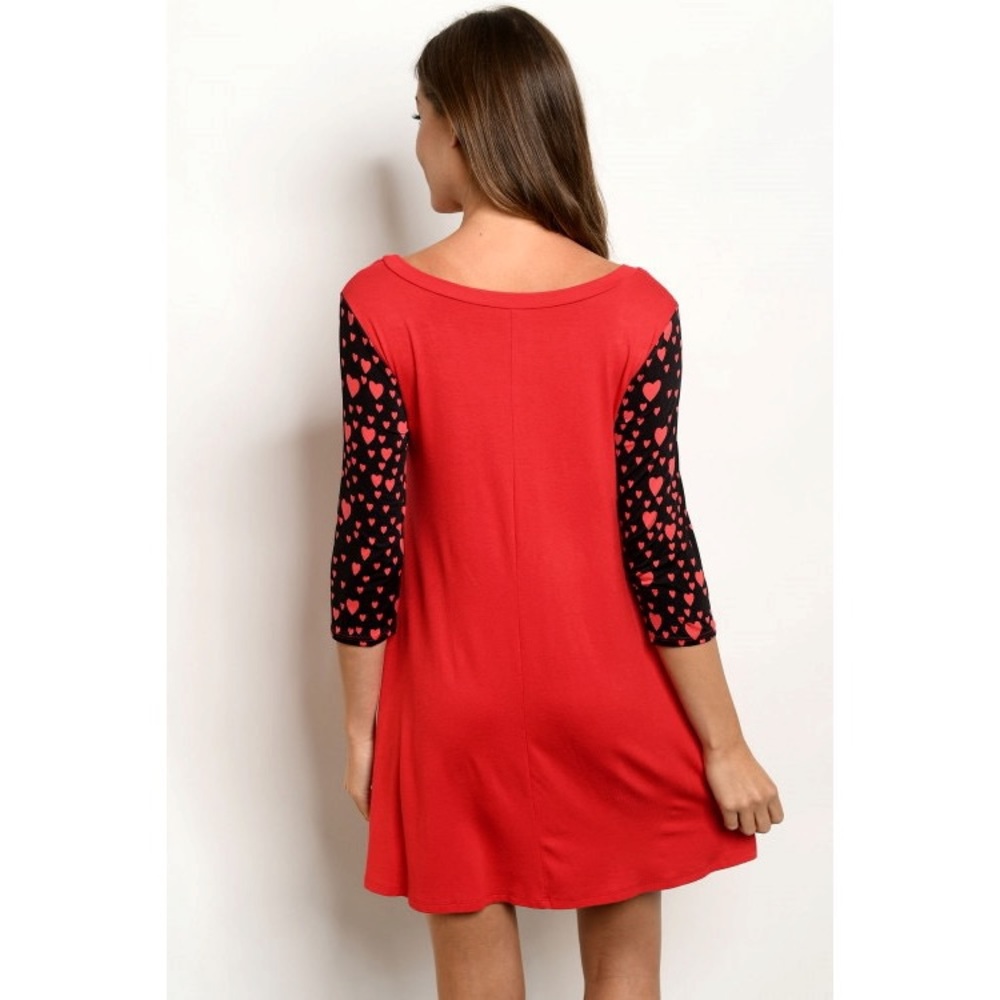 Valentines Red Heart Dress - Picture 3 of 4